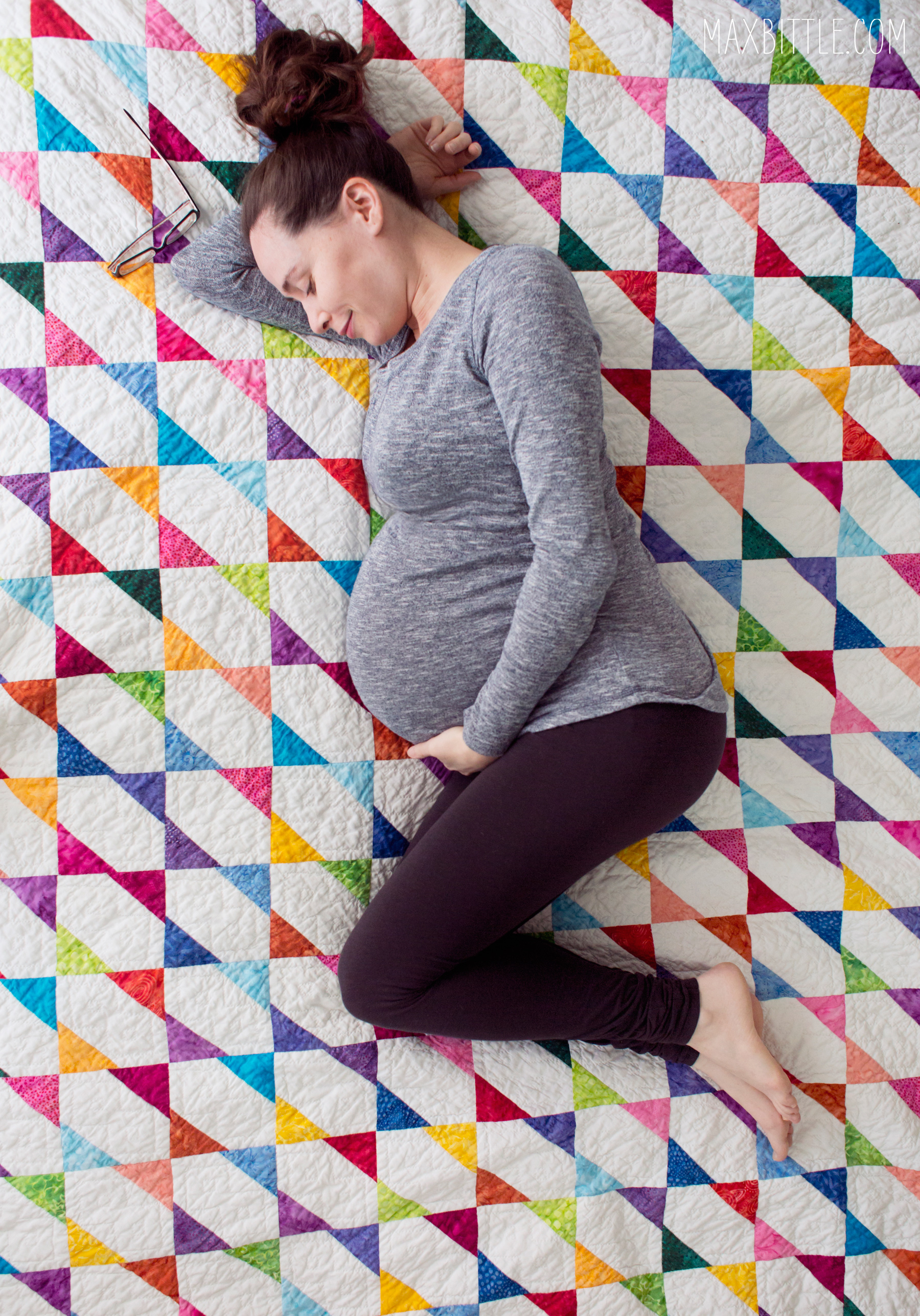 Artistic Maternity Photo at 40 Weeks Pregnant – Columbia, MO